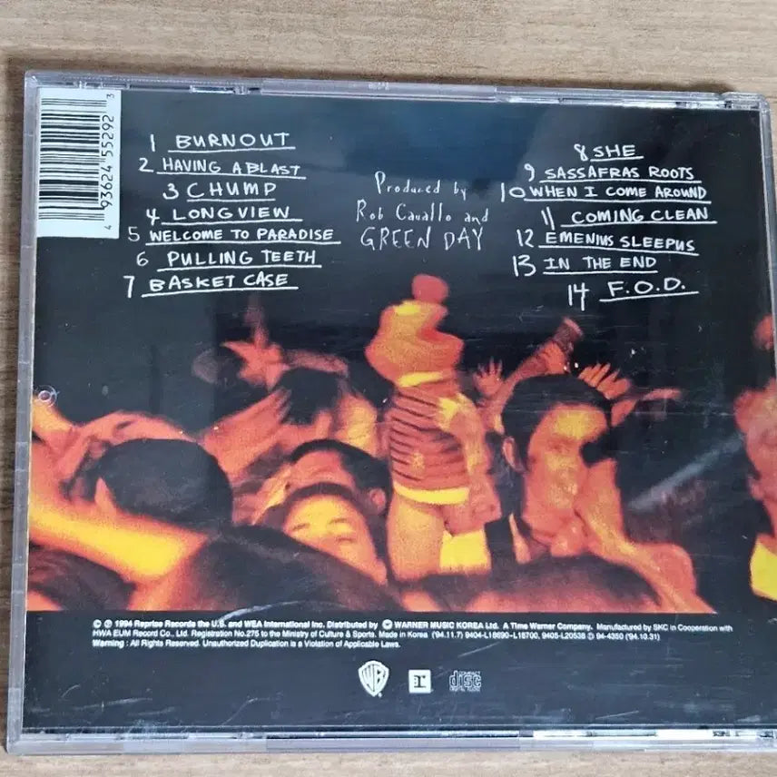 [BUNJANG] Green Day Dookie CD / Green Day - Dookie (CD)