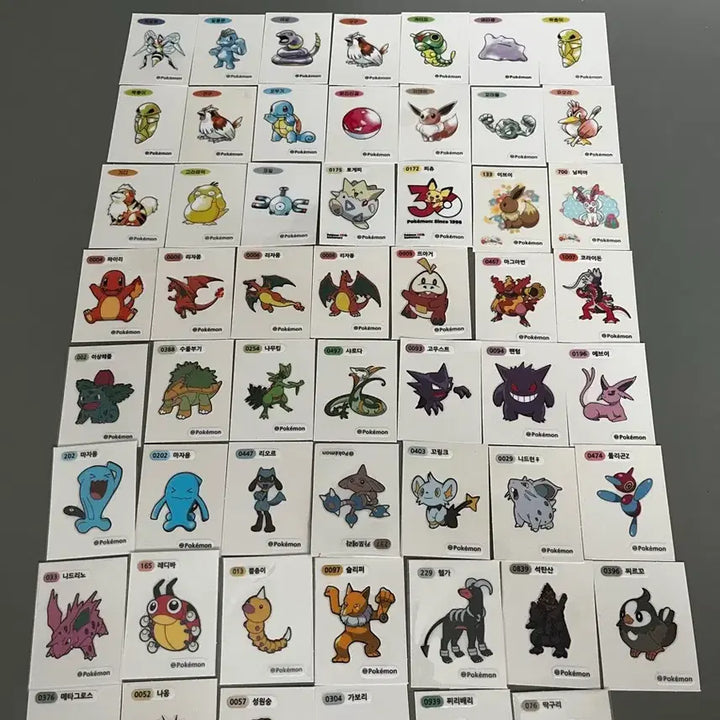 [BUNJANG] Pokemon Sticker Tteubosil Bundle Set / 포켓몬 스티커 띠부실 판매합니다