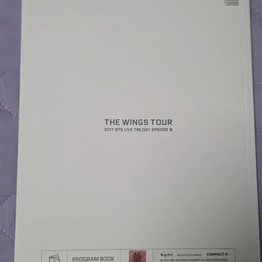 [BUNJANG] BTS Wings Tour Program Book / 방탄소년단 윙즈 투어 프로그램북