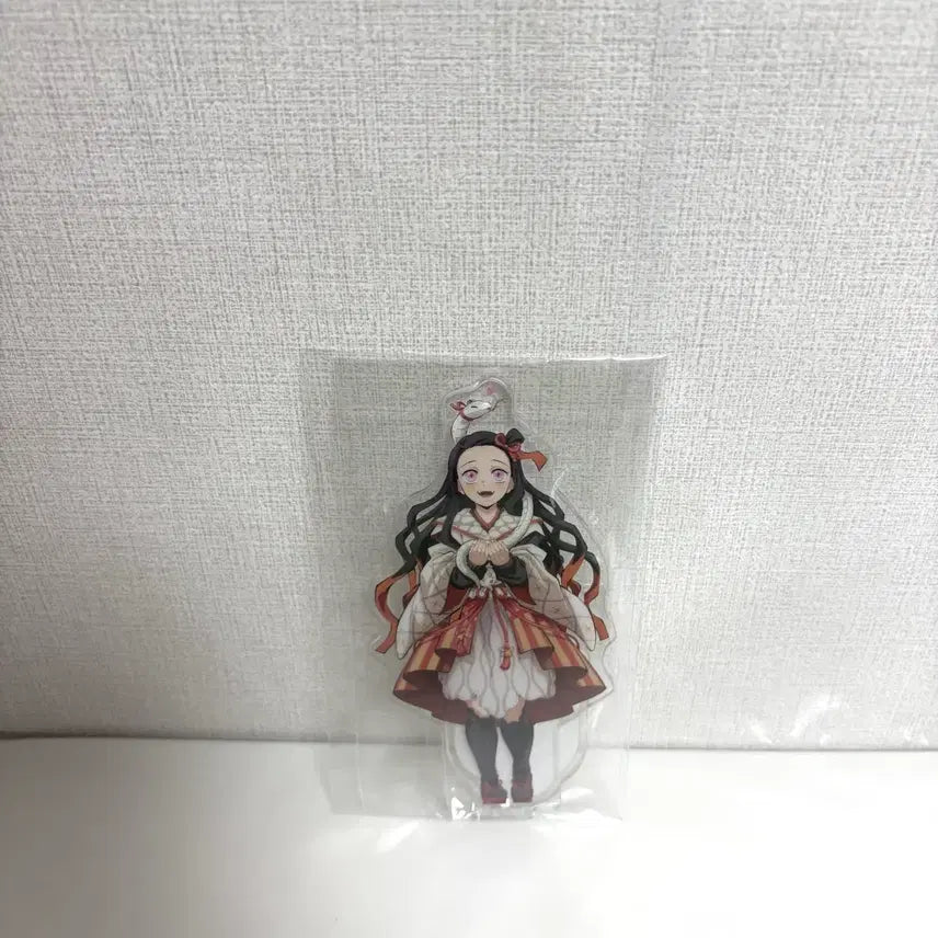 [BUNJANG] Demon Slayer Nezuko Bamboo Pen Pouch Charm Keychain / 귀멸의 칼날 네즈코 점프샵 대나무 펜 파우치 뱀의 해 아크릴 챰 키링