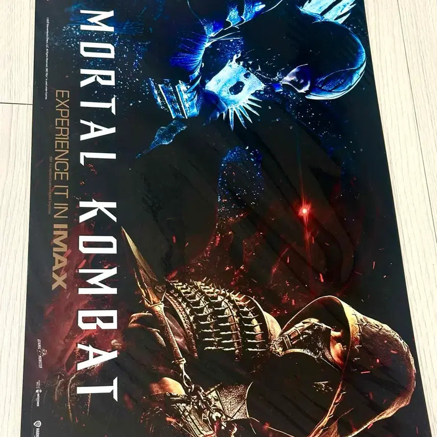 [BUNJANG] Mortal Kombat IMAX Poster (A3) - Ultra Rare Limited Edition / [초희귀한정판]영화 모탈컴뱃 아이맥스 포스터(A3)