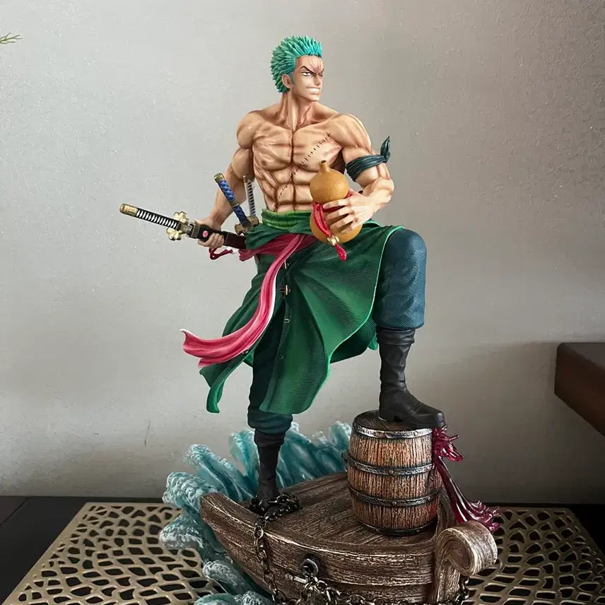 [BUNJANG] One Piece Roronoa Zoro PT Studio Resin Figure / [원피스] 롤로노아 조로 pt studio 레진 피규어 판매