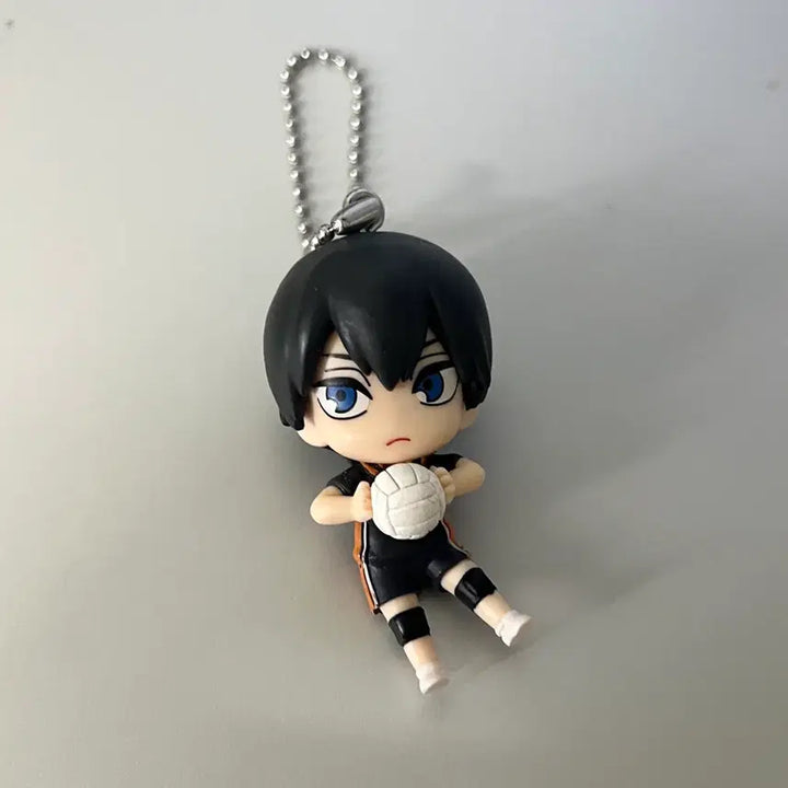 [BUNJANG] Haikyuu!! Tobio Kageyama Deformed Figure Keychain Gacha / 하이큐 카게야마 토비오 데포르메 피규어 키링 가챠 데포피그