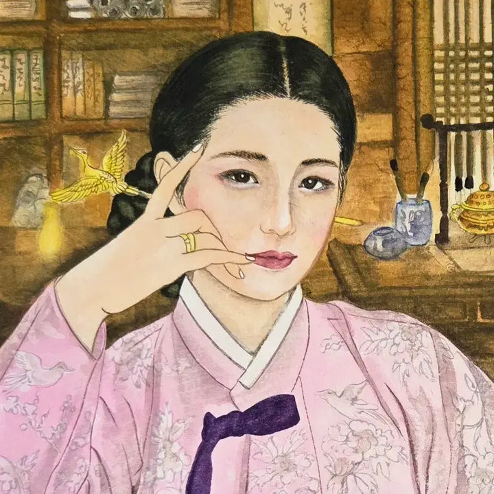 [BUNJANG] Portrait of Yeo Ju by Maryang Atelier / 마량 아틀리에 여주의 초상 민화 그림