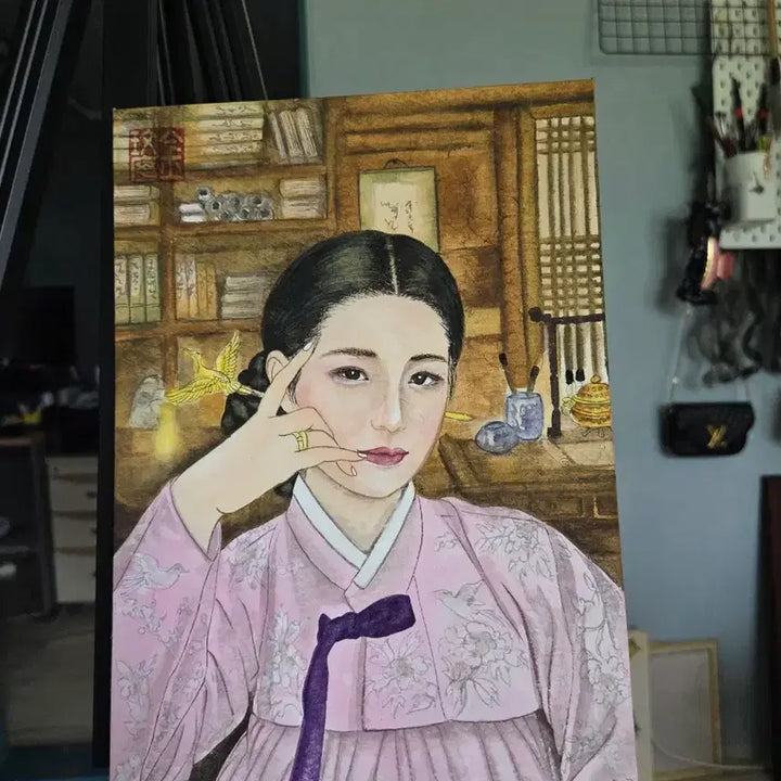 [BUNJANG] Portrait of Yeo Ju by Maryang Atelier / 마량 아틀리에 여주의 초상 민화 그림