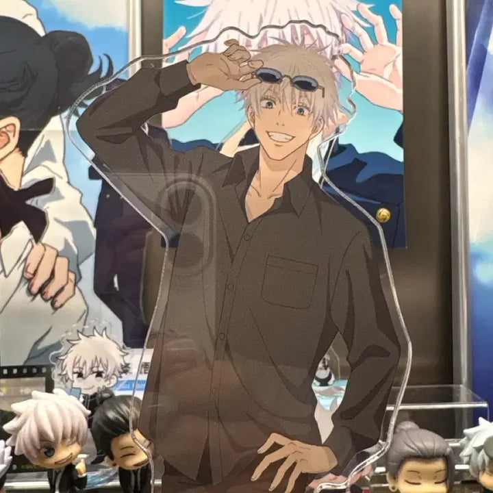 [BUNJANG] Jujutsu Kaisen Satoru Gojo Casual Outfit w/ Sunglasses Acrylic Stand / 주술회전 선생 고죠 사토루 선글라스 사복 아크릴 스탠드