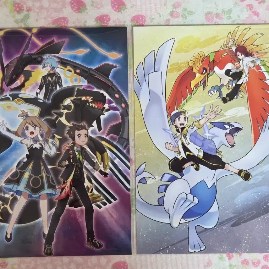 [BUNJANG] Pokemon Pokemas Animate Exclusive Postcard Bundle Set / 일괄) 포켓몬 포케마스 애니메이트 특전 엽서( 심향 실버 봄이 휘웅 )