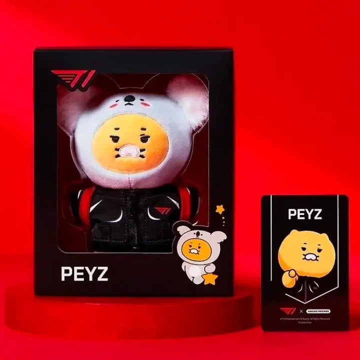 [BUNJANG] T1 x Kakao Friends Chunsik Backpack Keyring Doll / 티원(T1) x 카카오프렌즈 - 페이즈 춘식이 백팩키링인형