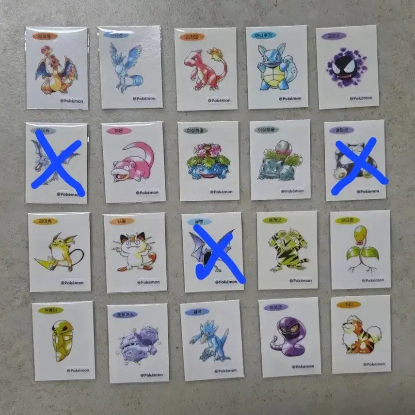 [BUNJANG] Pokemon 30th Anniversary Artwork Sticker Collection / 포켓몬30주년 아트워크 띠부씰