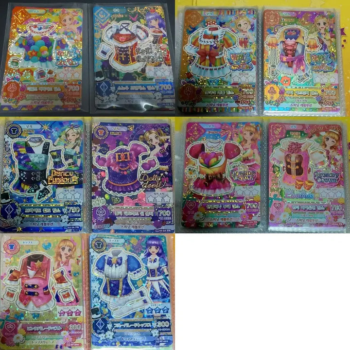 [BUNJANG] Aikatsu! AiMSTAR Premium Dress School Look Set / (본문 필독) 아이카츠 아이엠스타 카드 프리미엄 프레 스쿨룩 세트 다량