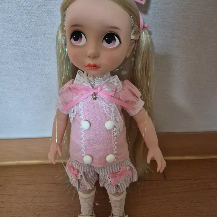 [BUNJANG] Disney Baby Doll Rapunzel Repaint / 디즈니베이비돌 빵지님리페