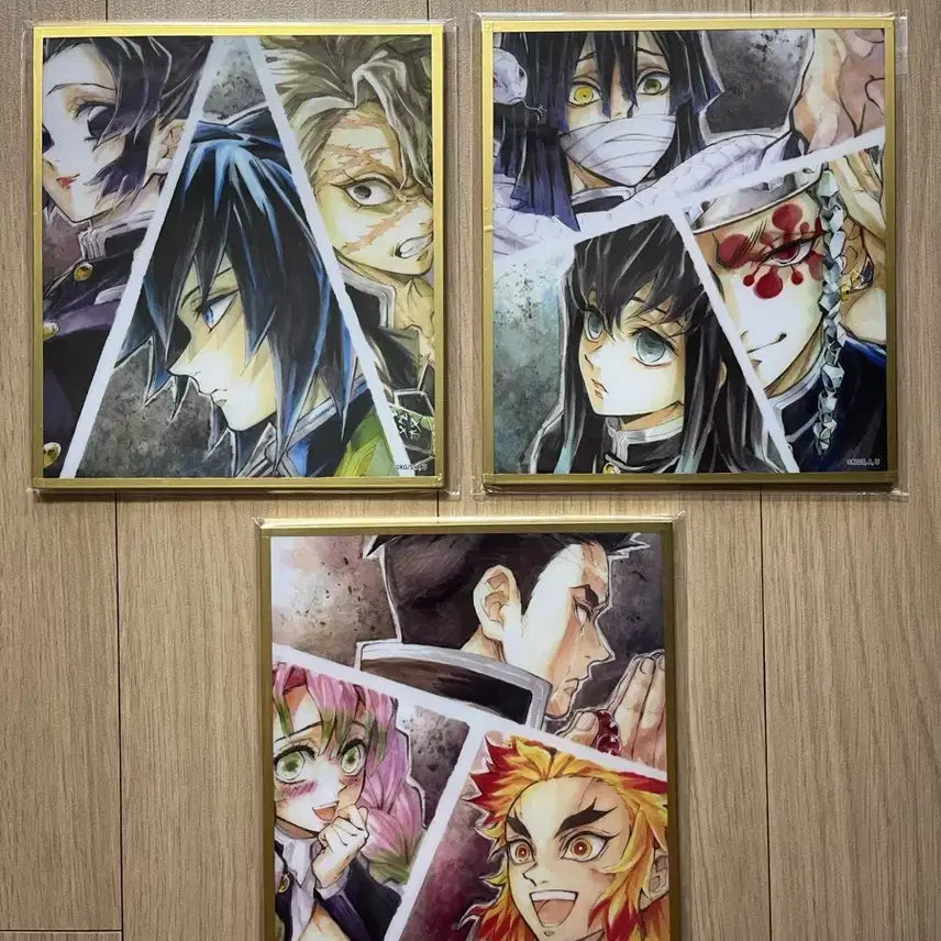 [BUNJANG] Demon Slayer Web Shop Acrylic Standee Set (3 Types) - Sealed / 귀멸의칼날 웹샵 아크릴색지 3종 일괄 판매합니다.  미개봉 상품