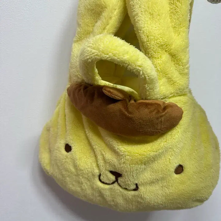 [BUNJANG] Sanrio Pompompurin Plush Doll Bag / 산리오 폼폼푸린 인형가방