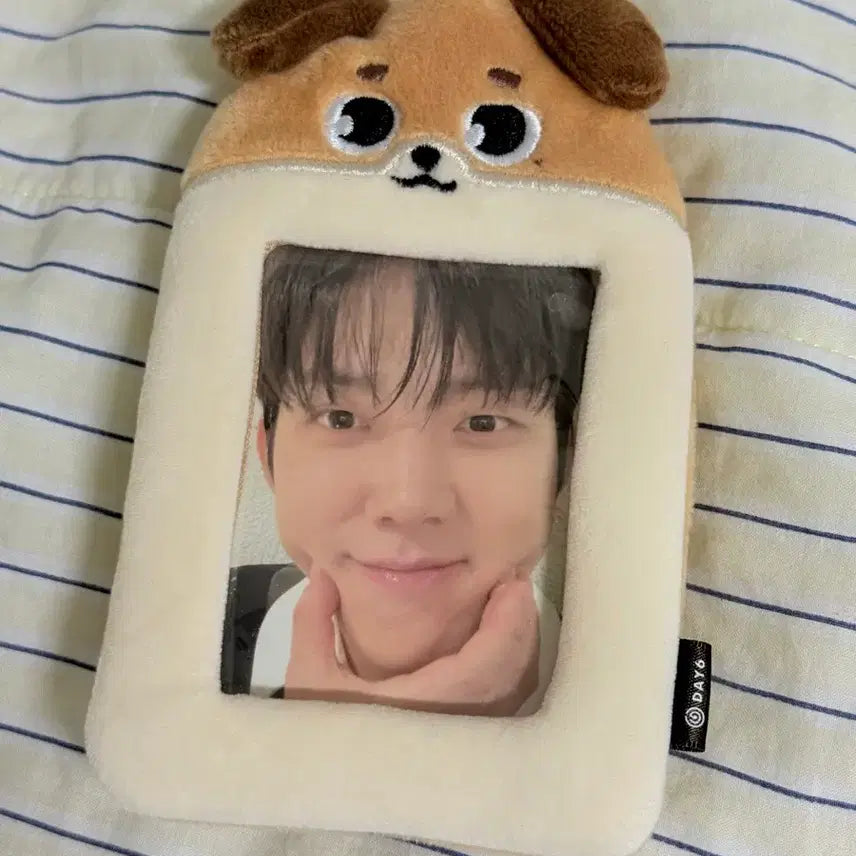 [BUNJANG] DENIMALS Don Luggage Tag Photocard Holder + Dowoon Agunbbang Photocard Bundle Set / 일괄) 데니멀즈 돈 러기지택 포카홀더+도운 아궁빵 포카