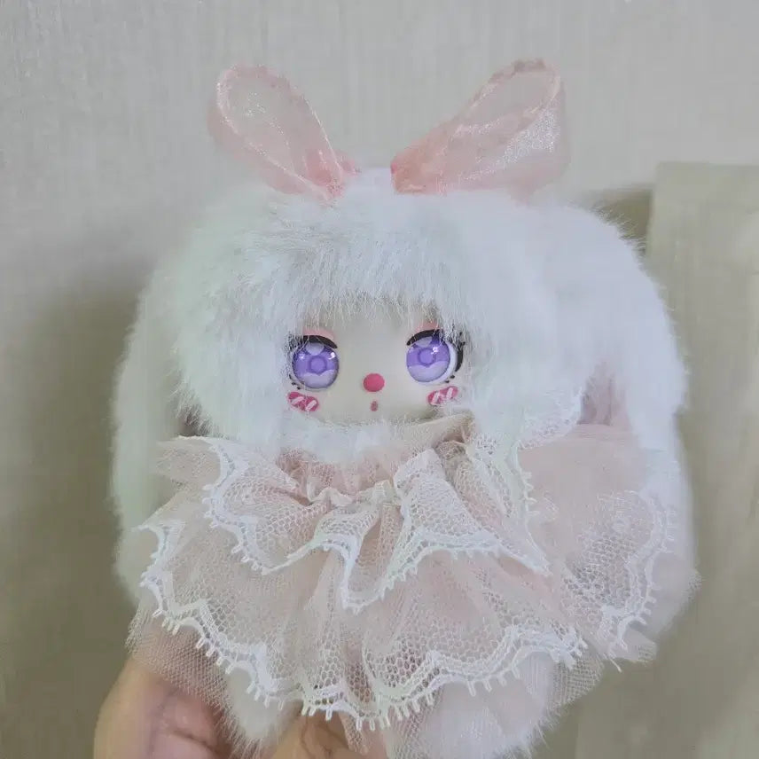 [BUNJANG] Babys3 Rilla Rainbow Plush Keychain with Outfit / 베이비쓰리 릴라 레인보우 인형 키링 (옷 포함)