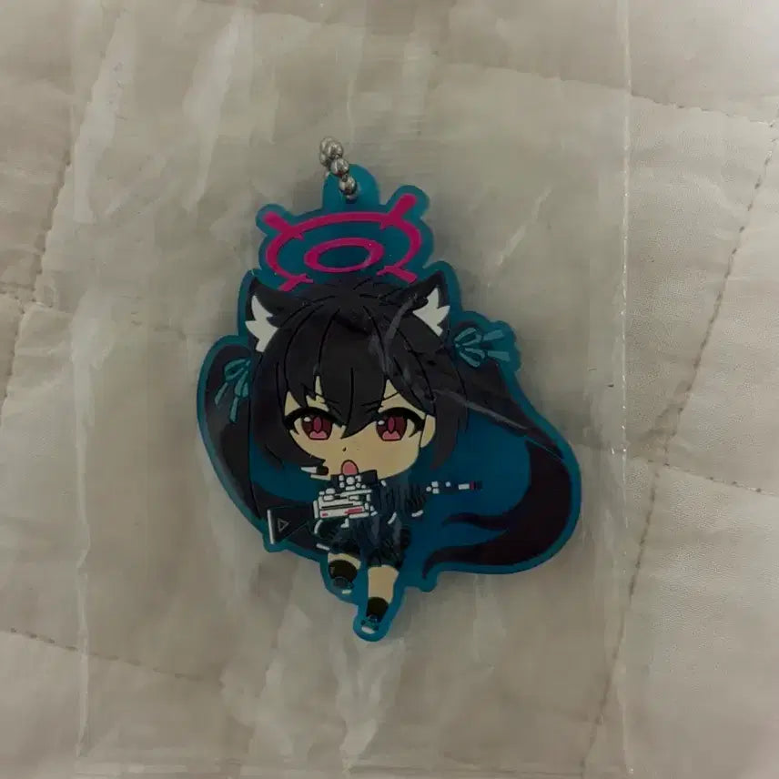 [BUNJANG] Blue Archive Serika Rubber Strap Keychain / 블루아카이브 세리카 러버스트랩 키링 굿즈