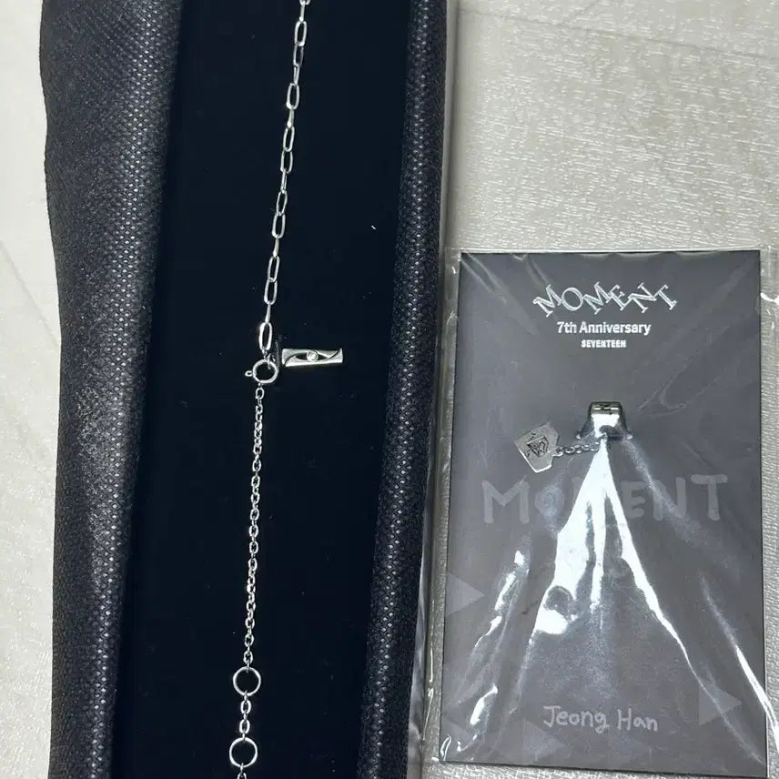 [BUNJANG] SEVENTEEN 7th Anniversary Bracelet &amp; Jeonghan Charm Set / 세븐틴 svt 7주년 기념 팔찌+정한 참
