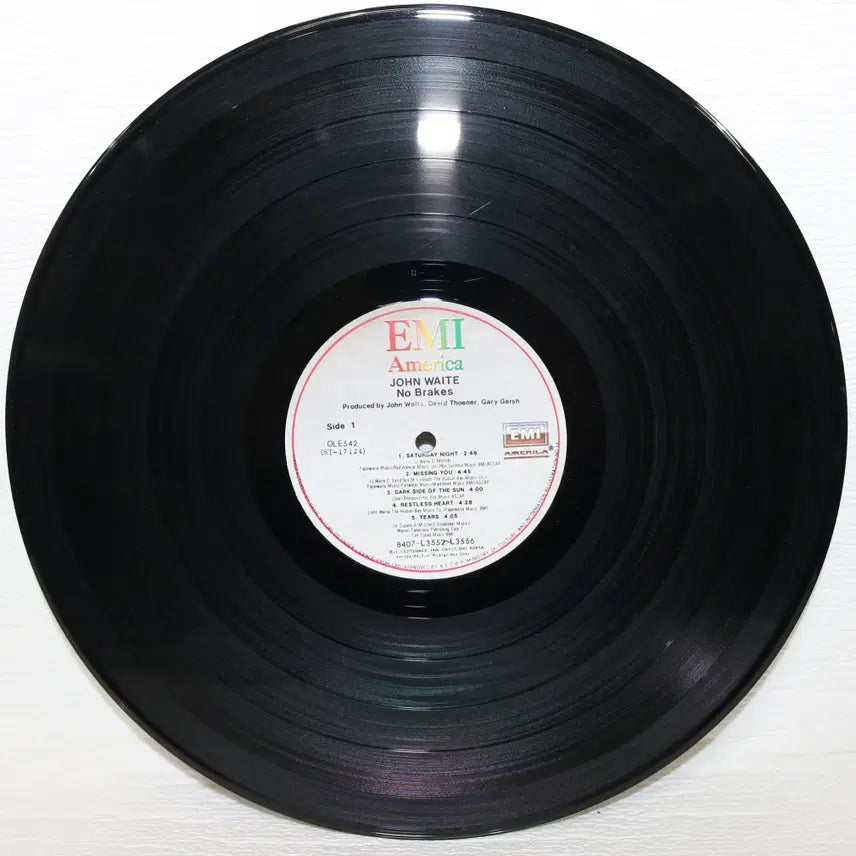 [BUNJANG] John Waite No Brakes LP Vinyl Record 1984 / [NO.6058] John Waite (No Brakes) LP음반