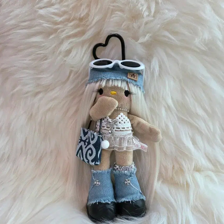 [BUNJANG] Hello Kitty Custom Long Legs Kitty Plush Doll / 헬로키티 커스텀 롱다리키티 인형