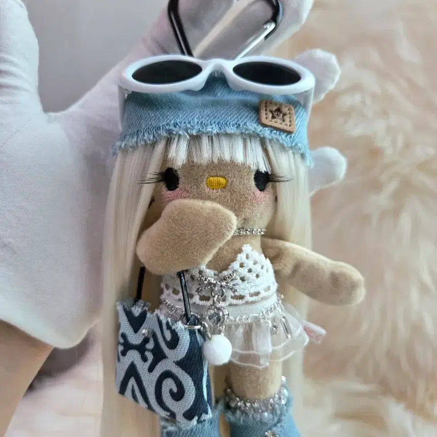 [BUNJANG] Hello Kitty Custom Long Legs Kitty Plush Doll / 헬로키티 커스텀 롱다리키티 인형