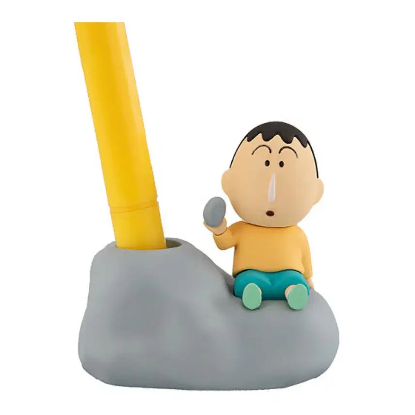 [BUNJANG] Crayon Shin-chan Asot Collection Ggomimaru (Misu) Gacha Stand Figure and Pouch Set / (세트) 짱구 아소토 맹구 가챠 A상 피규어 파우치