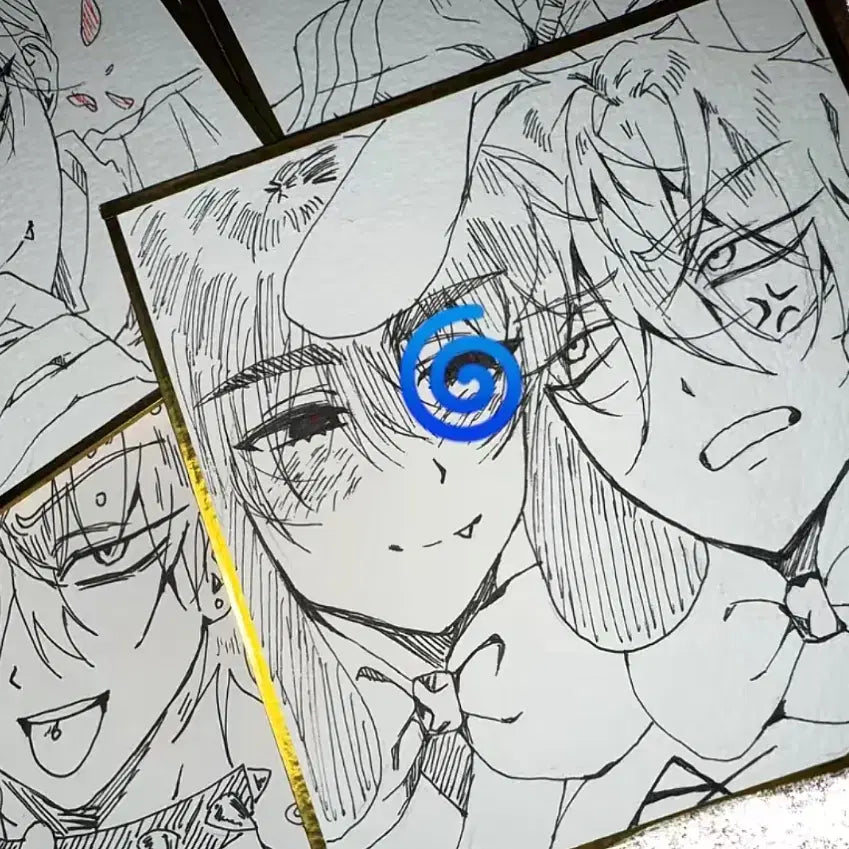 [BUNJANG] Custom Hand-Drawn Commission (F2 Size) / 오마카세 손그림 커미션