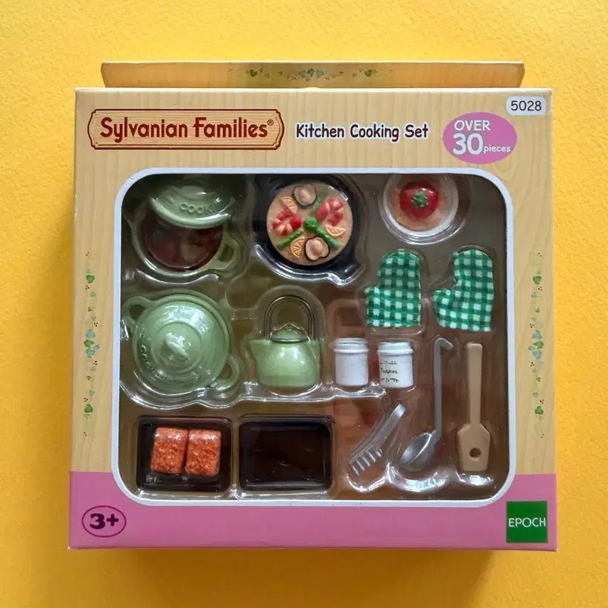 [BUNJANG] Sylvanian Families 5028 Kitchen Cooking Set / 실바니안 5028 키친 쿠킹 세트