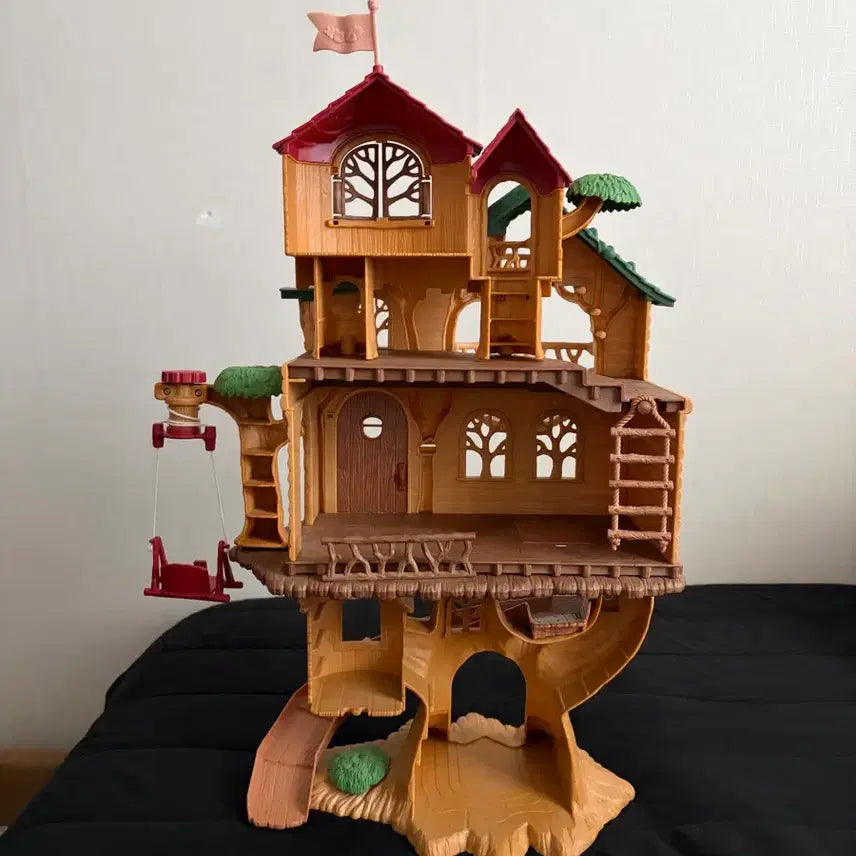 [BUNJANG] Sylvanian Families Adventure Tree House + Cabin Set / 실바니안 어드벤처 트리 하우스 + 오두막집 세트