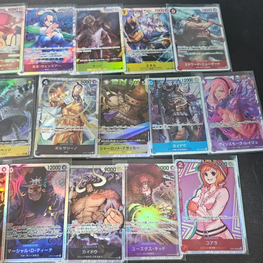 [BUNJANG] One Piece Card Game Parallel SR Card Bundle / 원피스카드 일판 뱃지 레어 패러렐1장 + sr24장 일괄 판매