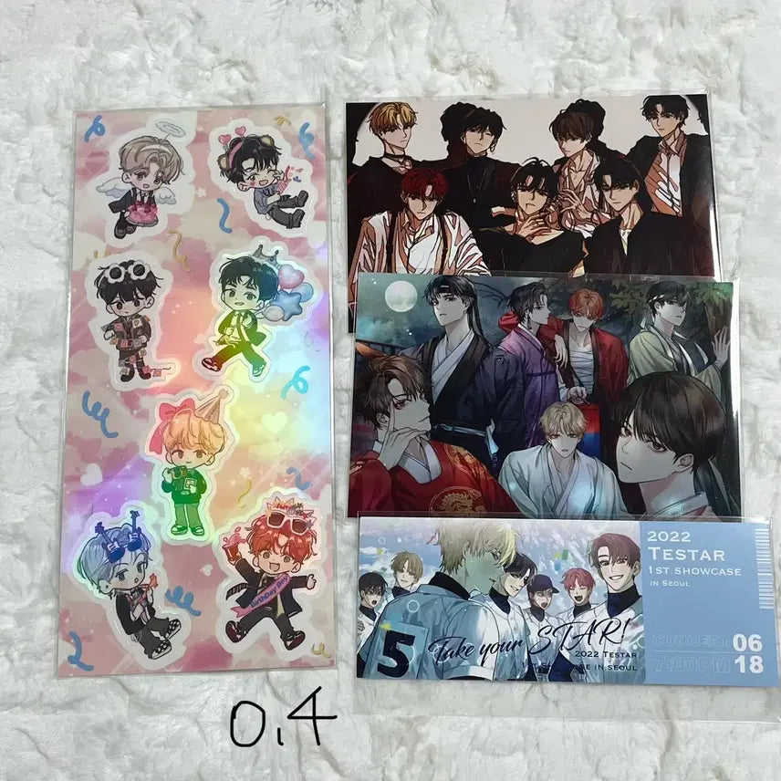 [BUNJANG] Debut or Die Sticker Postcard Bundle Set / 데못죽 스티커 엽서