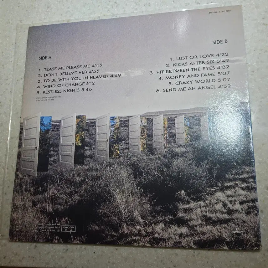 [BUNJANG] Scorpions Crazy World LP Vinyl Record / 스콜피온스 LP - Crazy World