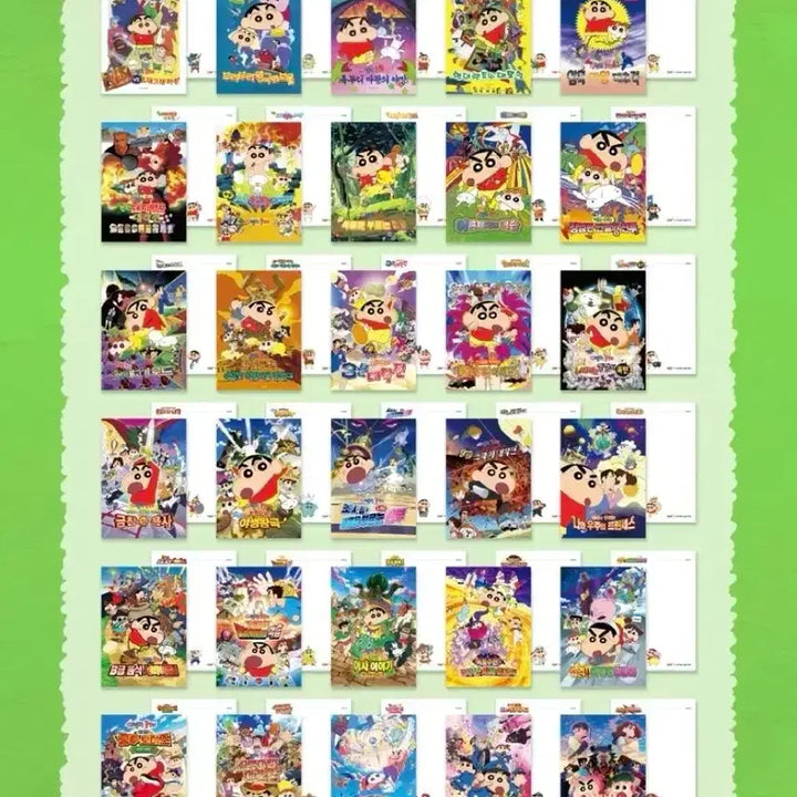 [BUNJANG] Crayon Shin-chan: Crash!!; The Battle of the Laughing Zombie Postcard + Sticker Set / CGV 짱구는 못말려 격돌! 낙서왕국 엽서+스티커 세트