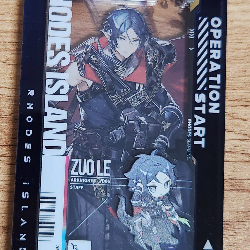 [BUNJANG] Arknights Zuo La (Left) Elite 2 Pass + Case / 명일방주 좌락 2정 통행증 + 케이스