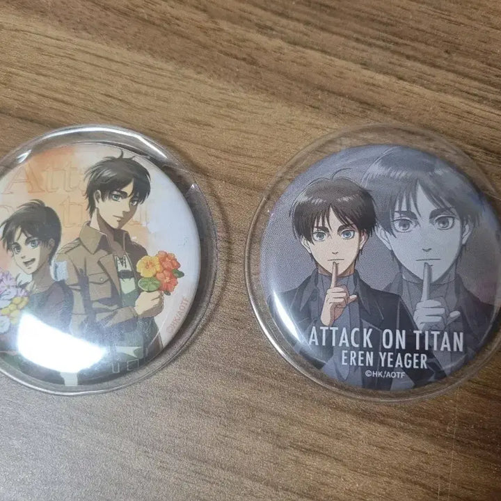 [BUNJANG] Attack on Titan Eren Can Badge Bundle Set / 진격의거인 에렌 캔뱃지 일괄