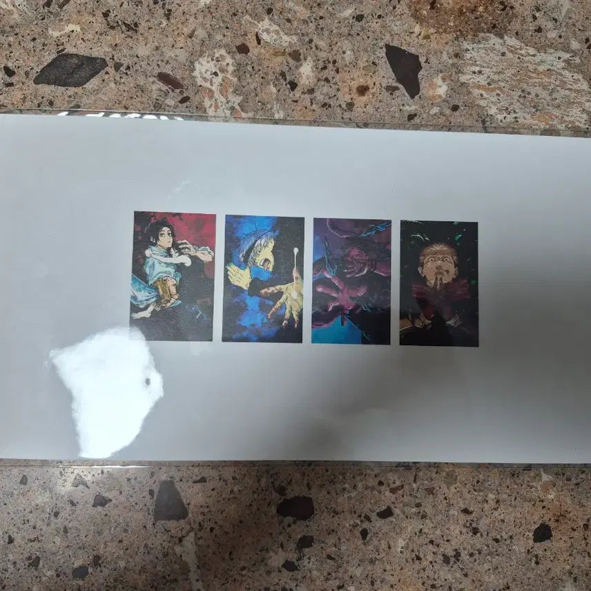 [BUNJANG] Jujutsu Kaisen Transparent Photocard 4-Piece Set / 주술회전 투명 포토카드 4종 세트