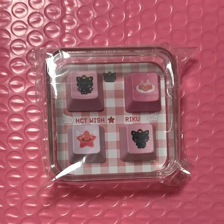 [BUNJANG] NCT WISH Riku Kuri Keycap Set (Sealed) MD / [미개봉] 엔시티 위시 리쿠 쿠리 키캡 로그인 엠디