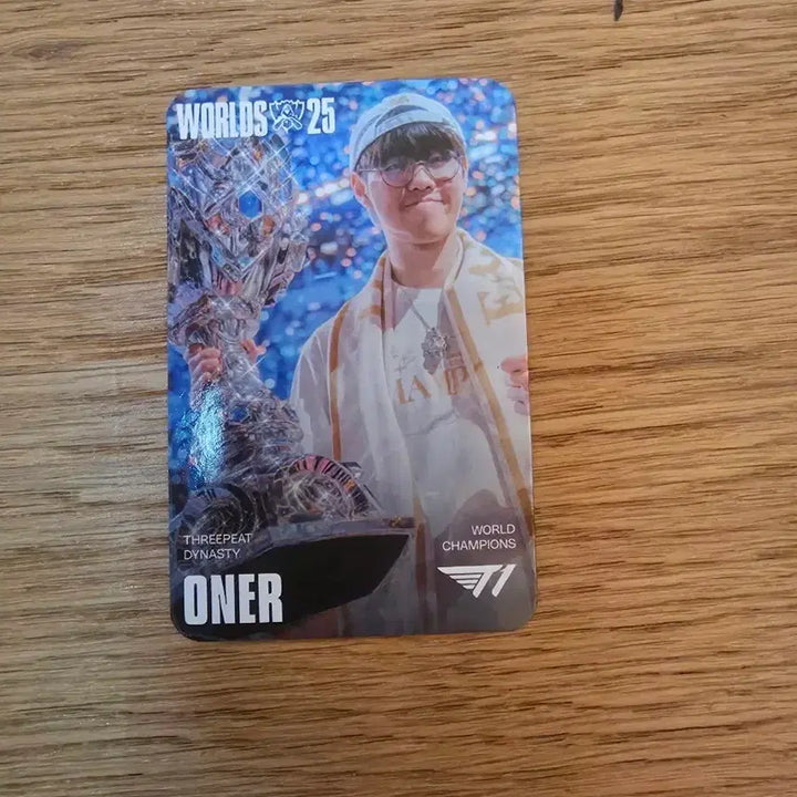 [BUNJANG] T1 Faker Oner Worlds Champion Photocard / MSI 팬페스타 티원 월즈 우승 오너 포토카드
