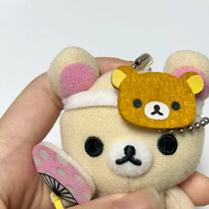 [BUNJANG] Classic Rilakkuma Festival Plush Keychain / 고전 ) 축제 코리락쿠마 인형 키링