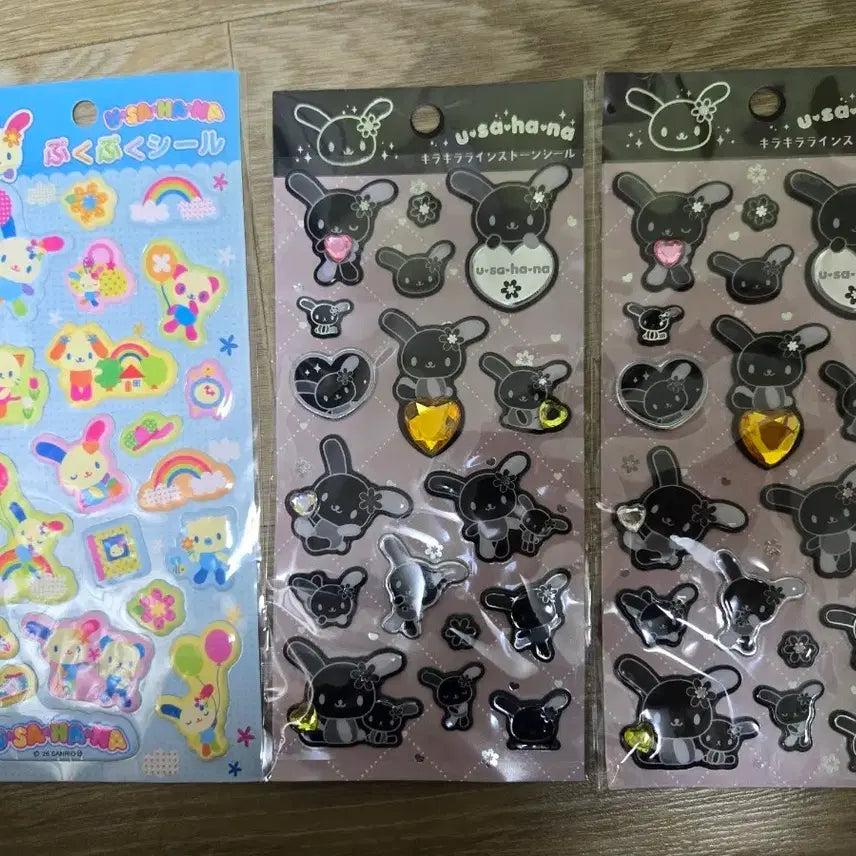 [BUNJANG] Sanrio Usahana Sticker Set / 산리오 우사하나 스티커