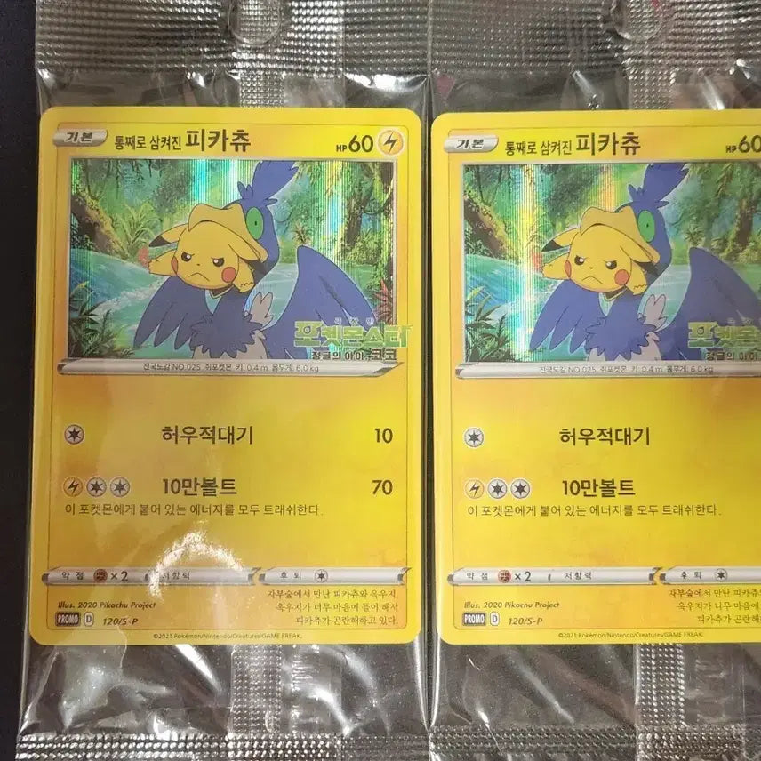 [BUNJANG] Pokemon Pikachu Swallowed Whole Card / 포켓몬 카드 통째로 삼켜진 피카츄