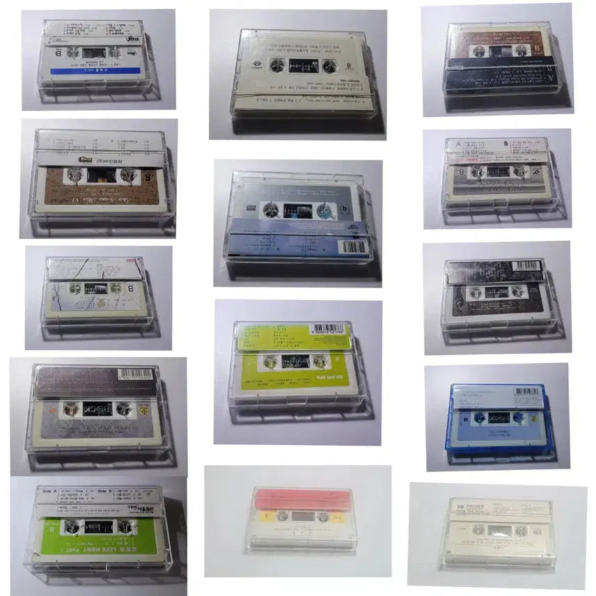 [BUNJANG] 1990s Korean Pop Cassette Tapes Bundle Set (14 Items) / [카세트테이프/일괄/무배] 김민종, 신승훈, 신성우, 이범학
