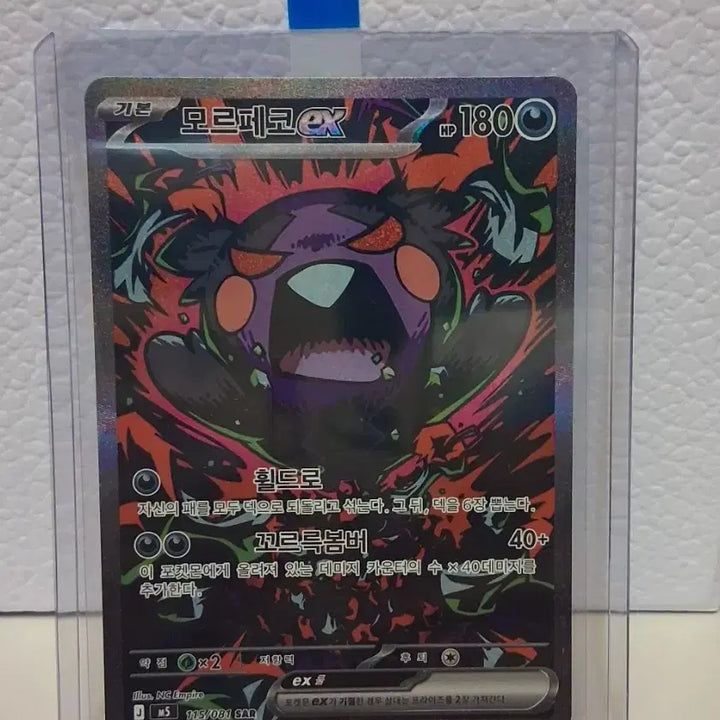 [BUNJANG] Pokemon Card Morpeko EX SAR, Rillaboom VMAX SAR / 포켓몬 카드 SAR 모르페코 EX 휠드로 꼬르륵봄버 SAR