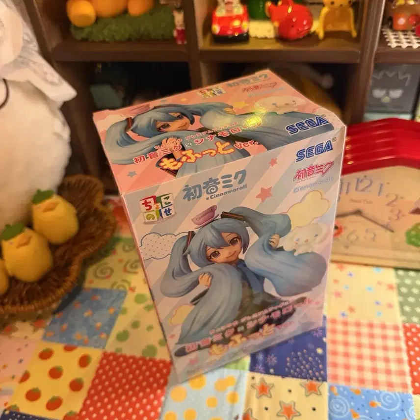 [BUNJANG] Hatsune Miku x Cinnamoroll Choco Nose Figure Vocaloid / 하츠네 미쿠 시나모롤 PM 초코노세 피규어 보컬로이드