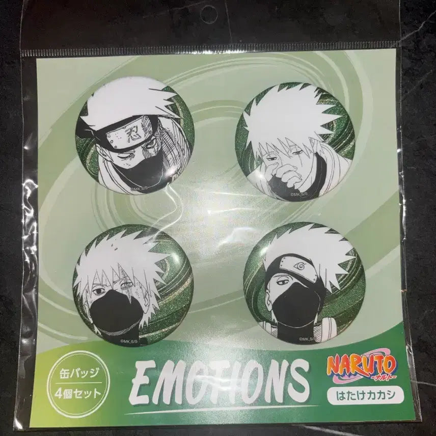 [BUNJANG] Naruto Kakashi Emotion Can Badge (Sealed) / 나루토 카카시 이모션 캔뱃지 미개봉