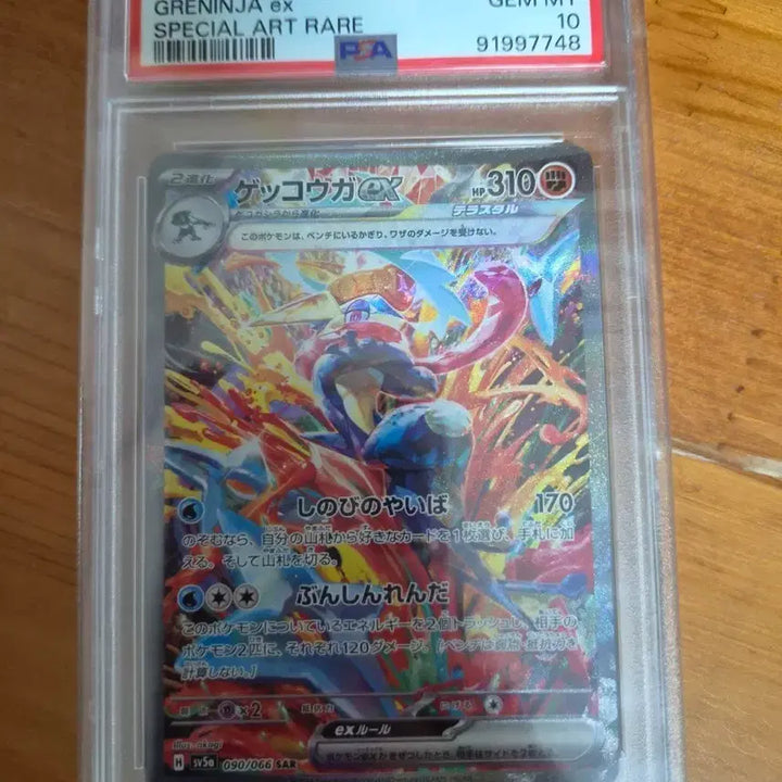 [BUNJANG] Japanese Greninja SAR PSA 10 / 일판 개굴닌자sar psa10 판매합니다