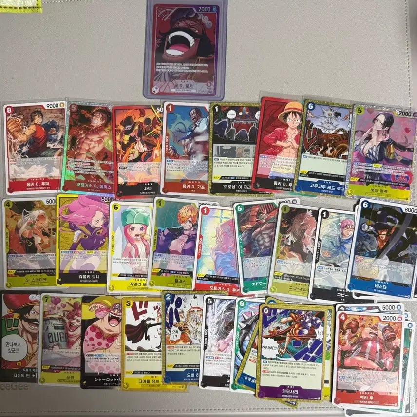 [BUNJANG] One Piece Card Bundle (Gol D. Roger, Luffy, Sabo, Ace) / 원피스 카드 로저 루피 사보 에이스 등 일괄 판매