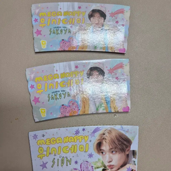 [BUNJANG] NCT WISH Sakuya Shion Mega Coffee Cup Holder / nct 위시 사쿠야 시온  메가커피 컵홀더