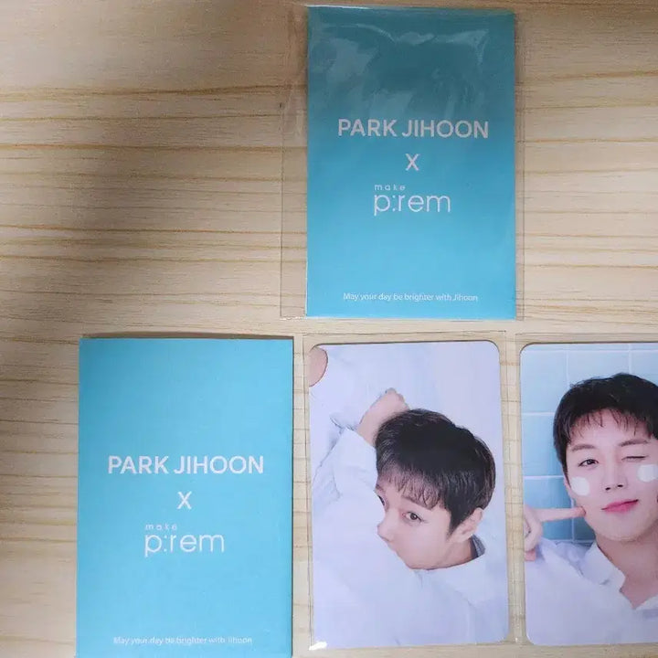 [BUNJANG] Park Ji Hoon Makeprem Photocard A, B, C Set (6ea, Sealed) / 박지훈 메이크프렘 포토카드 A.B.C세트 총 6장(미개봉)