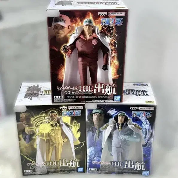 [BUNJANG] Banpresto One Piece Figures THE Voyage Admiral Set (3 Types, Bundle Set, Sealed) / 3종 일괄세트.미개봉)반프레스토 원피스 피규어 THE 출항 삼대장