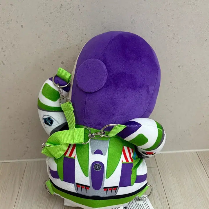 [BUNJANG] Disney Toy Story Buzz Lightyear Plush Backpack / 토이 스토리 버즈라이트이어 봉제 인형 가방 정품